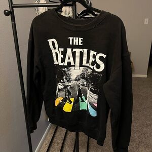 The Beatles Black and White Graphic Tee